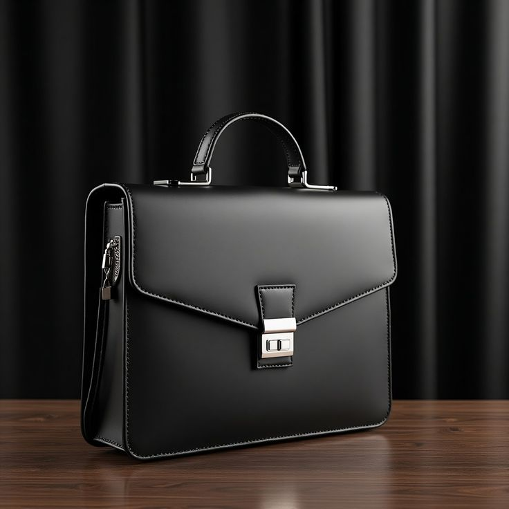 Professional premium genuine leather briefcase, making ideal one year anniversary gifts for him