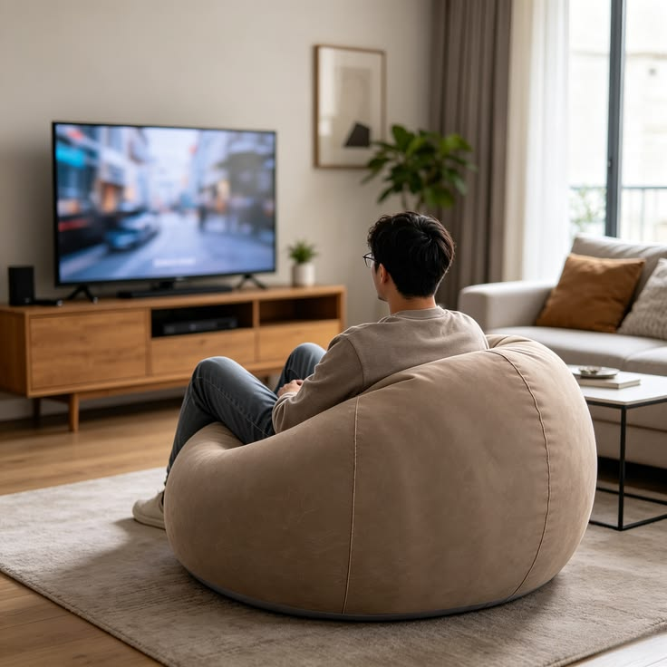Cozy Homestorie bean bag chair for relaxation, unique anniversary gifts for him one year