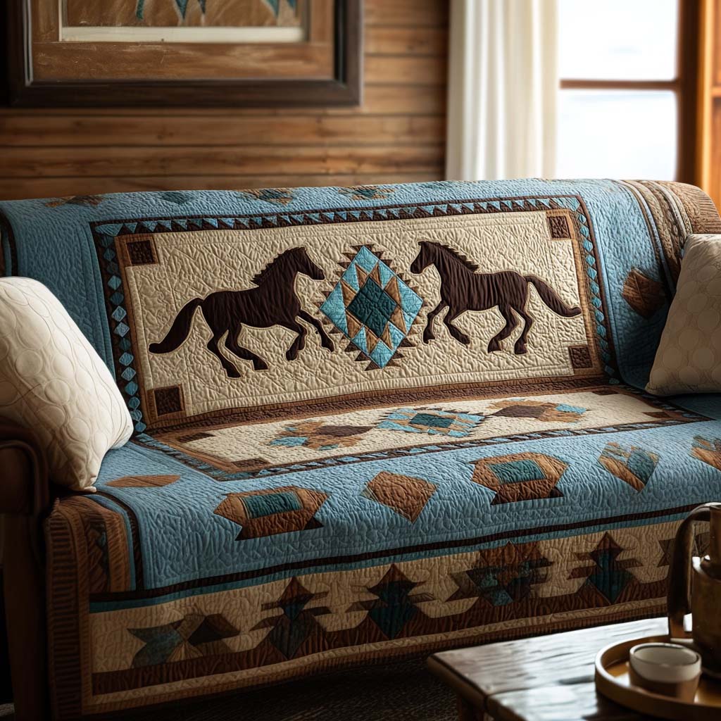 Native Quilted Couch Cover Washable Sofa Cat Protector Mother’s Day Gift Ideas