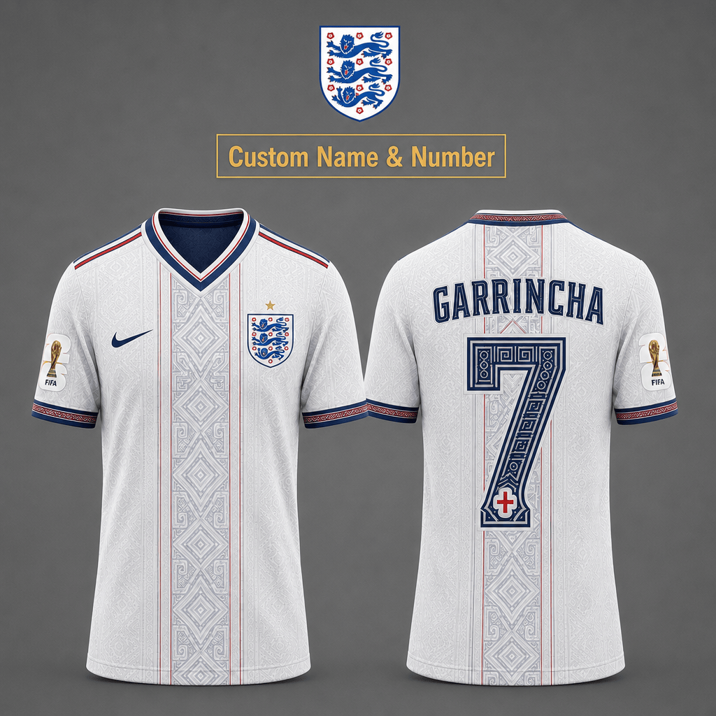 England World Cup Jersey 2026: Ancient Civilization Soccer V-Neck Shirt
