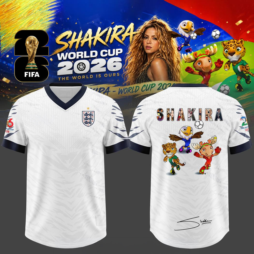 England World Cup Jersey 2026: England X Shakira