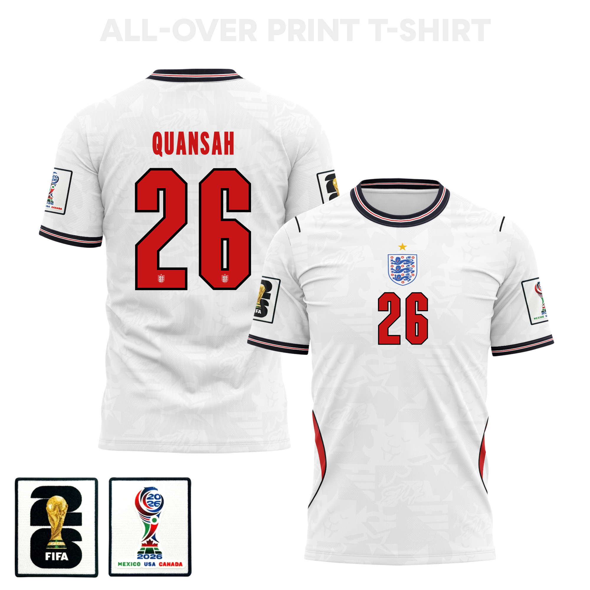 England World Cup Jersey 2026 Star Player Kits