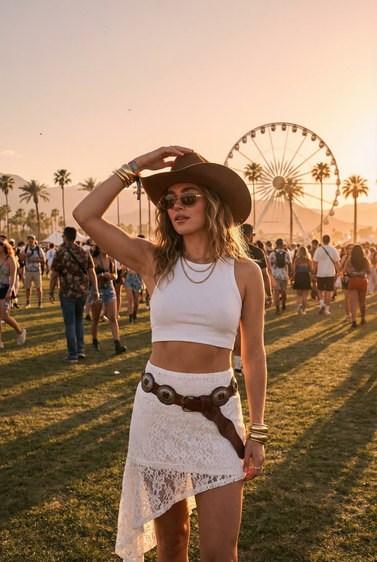 Summer concert outfits: Trendy Matching Two-Piece Sets
