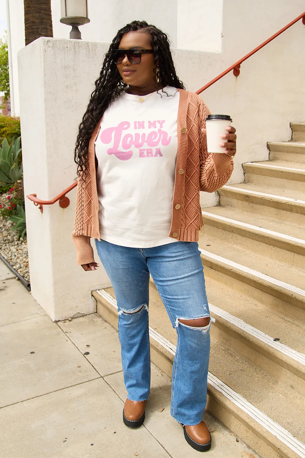 Simply Love Full Size In My Lover Era Round Neck T-Shirt