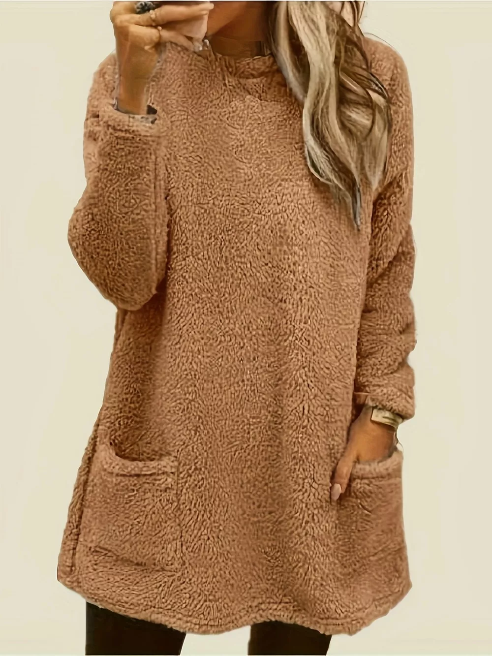 Fleece Long Sleeve Sweatshirt