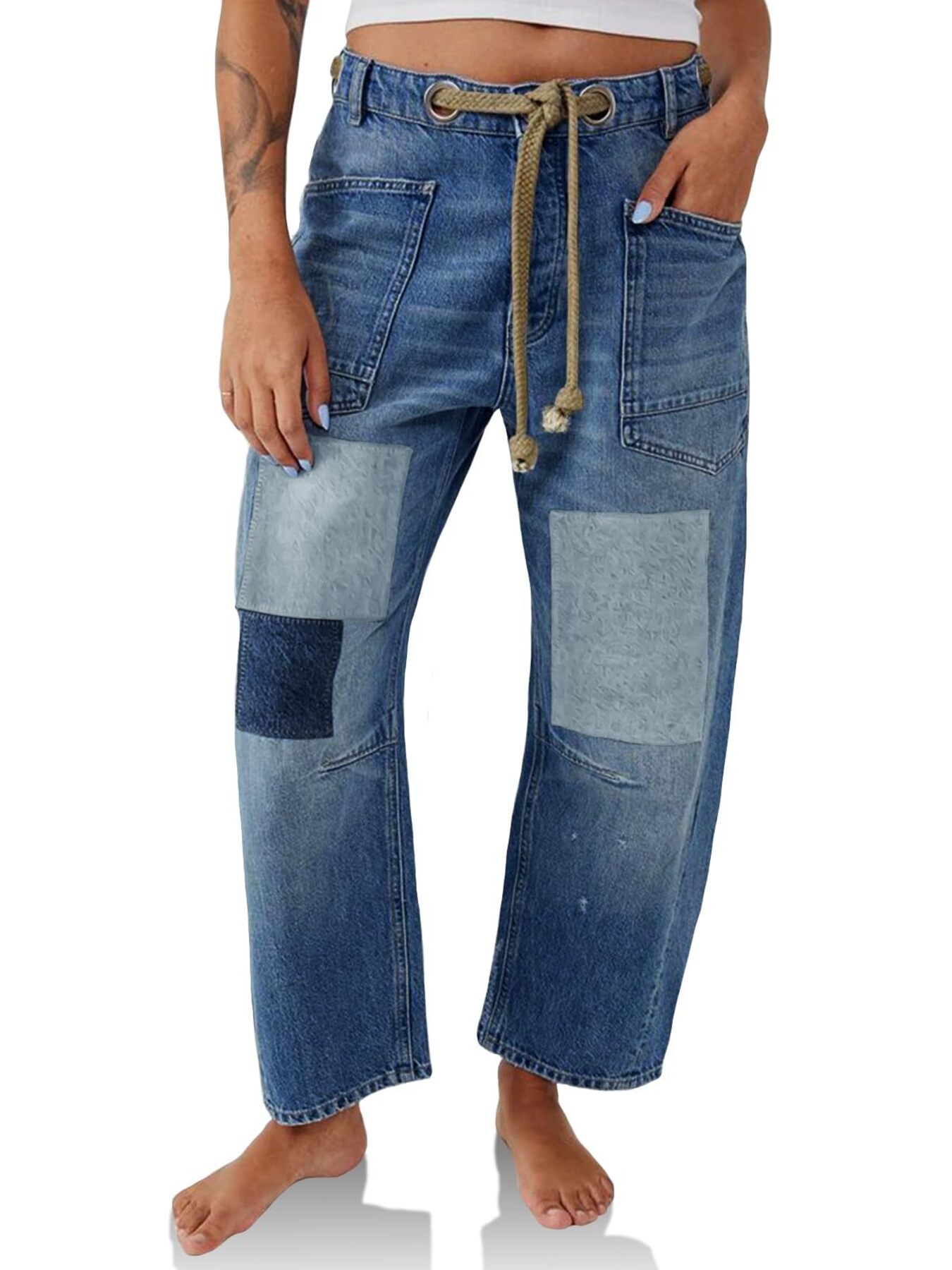 Washed Wide Leg Jeans secondary