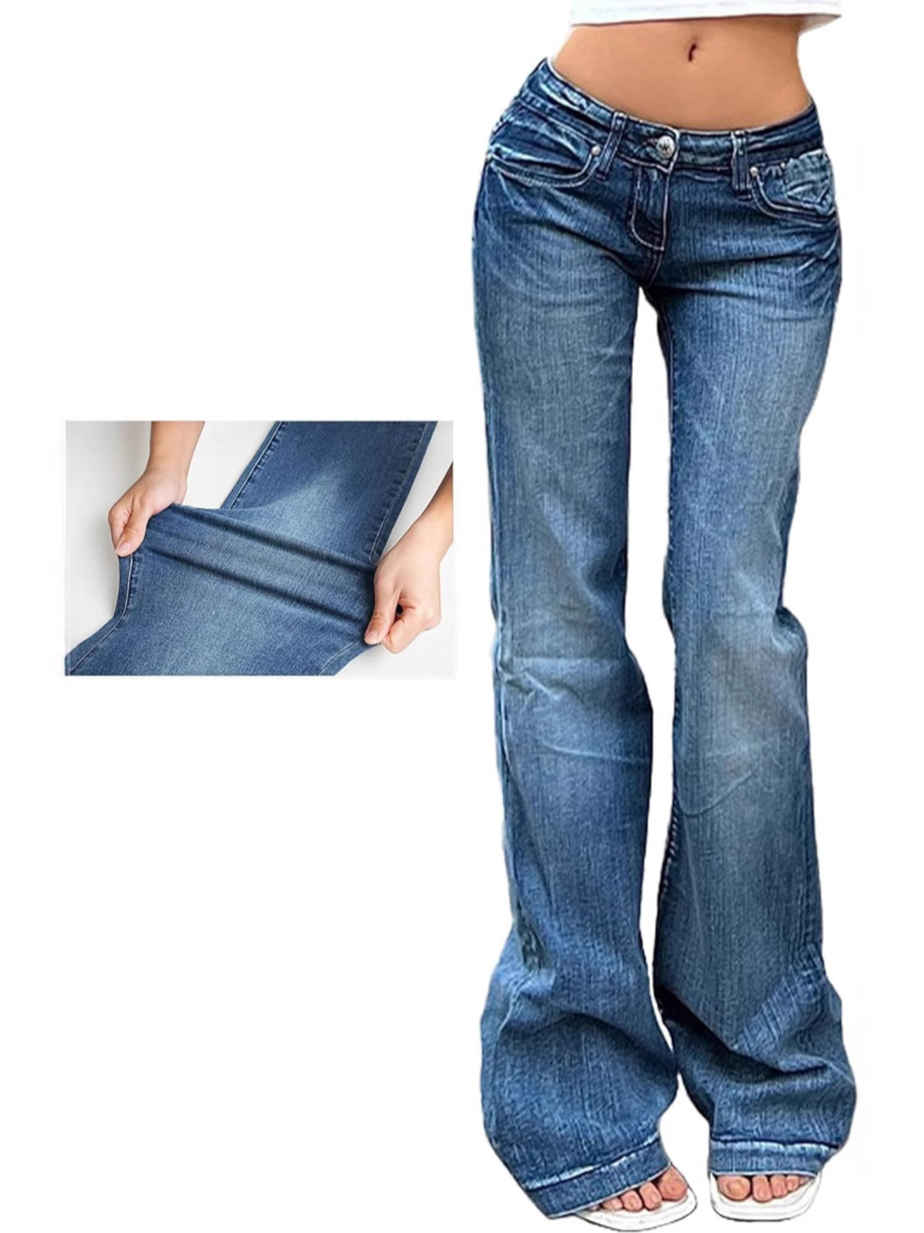 Low Rise Flare Jeans secondary