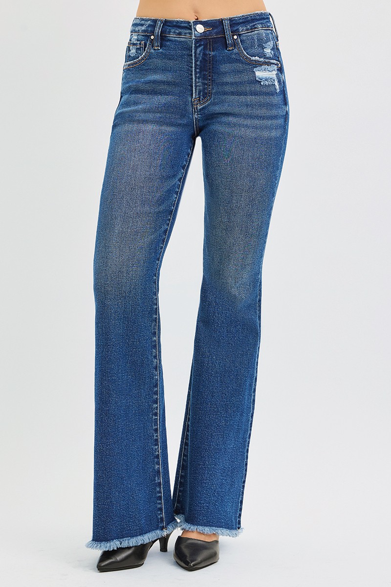 Risen High Rise Flare Jeans secondary