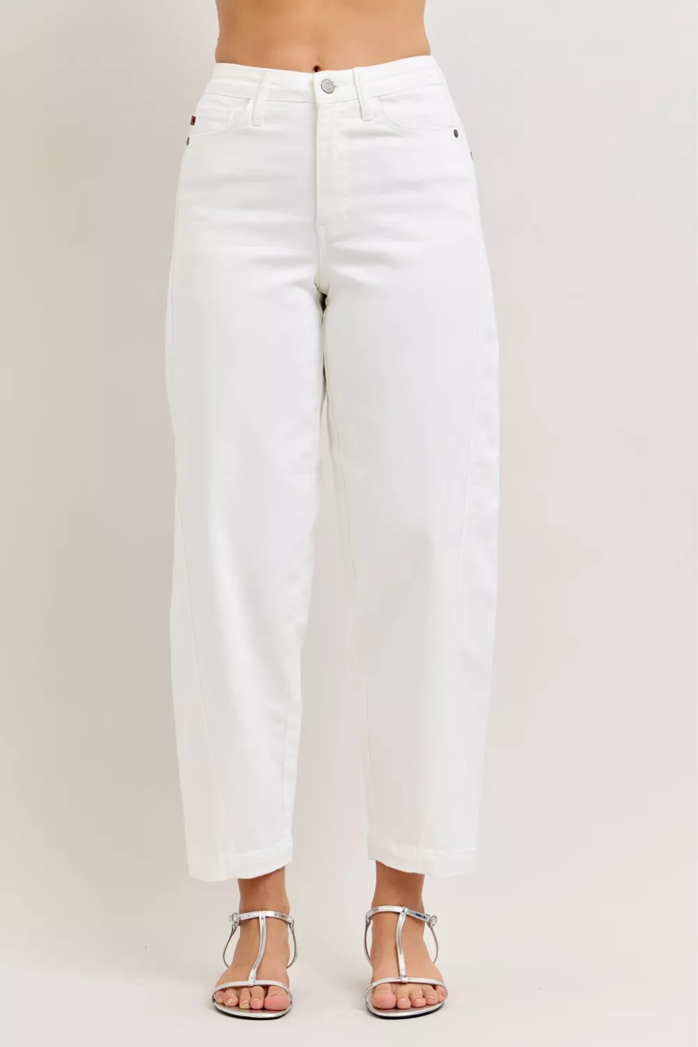 Judy Blue High-Waisted Rigid Magic Panel Barrel Jeans
