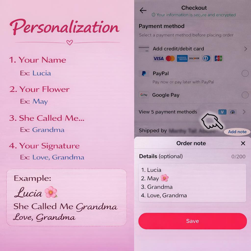 Personalized Granddaughter Floral Coffee Mug, Custom Name To My Granddaughter Gift, Sentimental Grandma to Granddaughter Mug, Birth Month Flower Ceramic Cup 3
