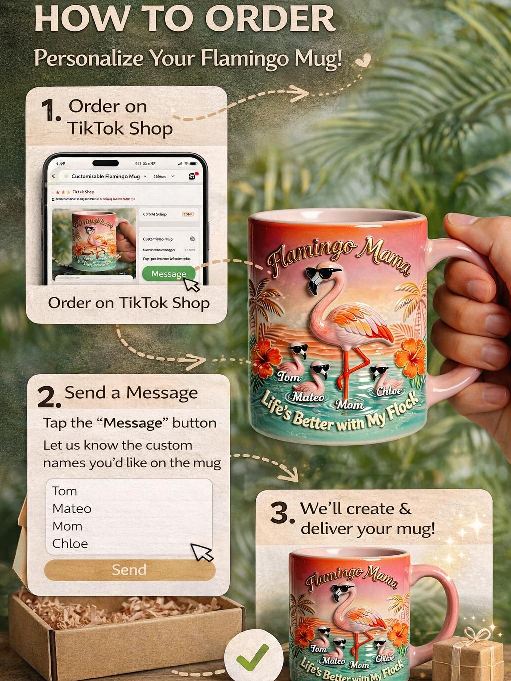 Personalized Jesus Easter Mug, Custom Name Religious Coffee Cup, Christian Mother's Day Gift, 3D Inflated Effect Print 2D Ceramic Mug, Rabbit Lily Spiritual Gift 4