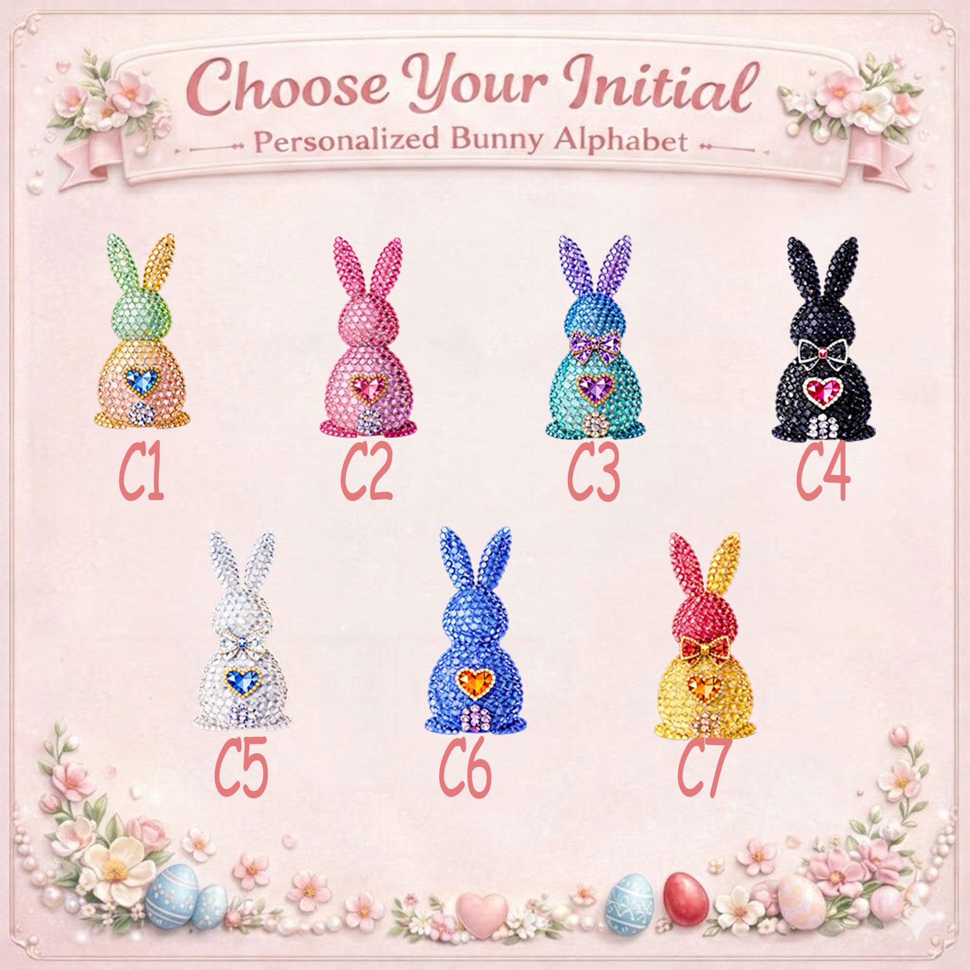 Grandma's Little Bunnies Personalized Sweatshirt, Custom Grandkids Name Easter Top, Sparkly Rhinestone Bunny Graphic Pullover, Aesthetic Nana Gift, Personalized Family Easter Shirt 2