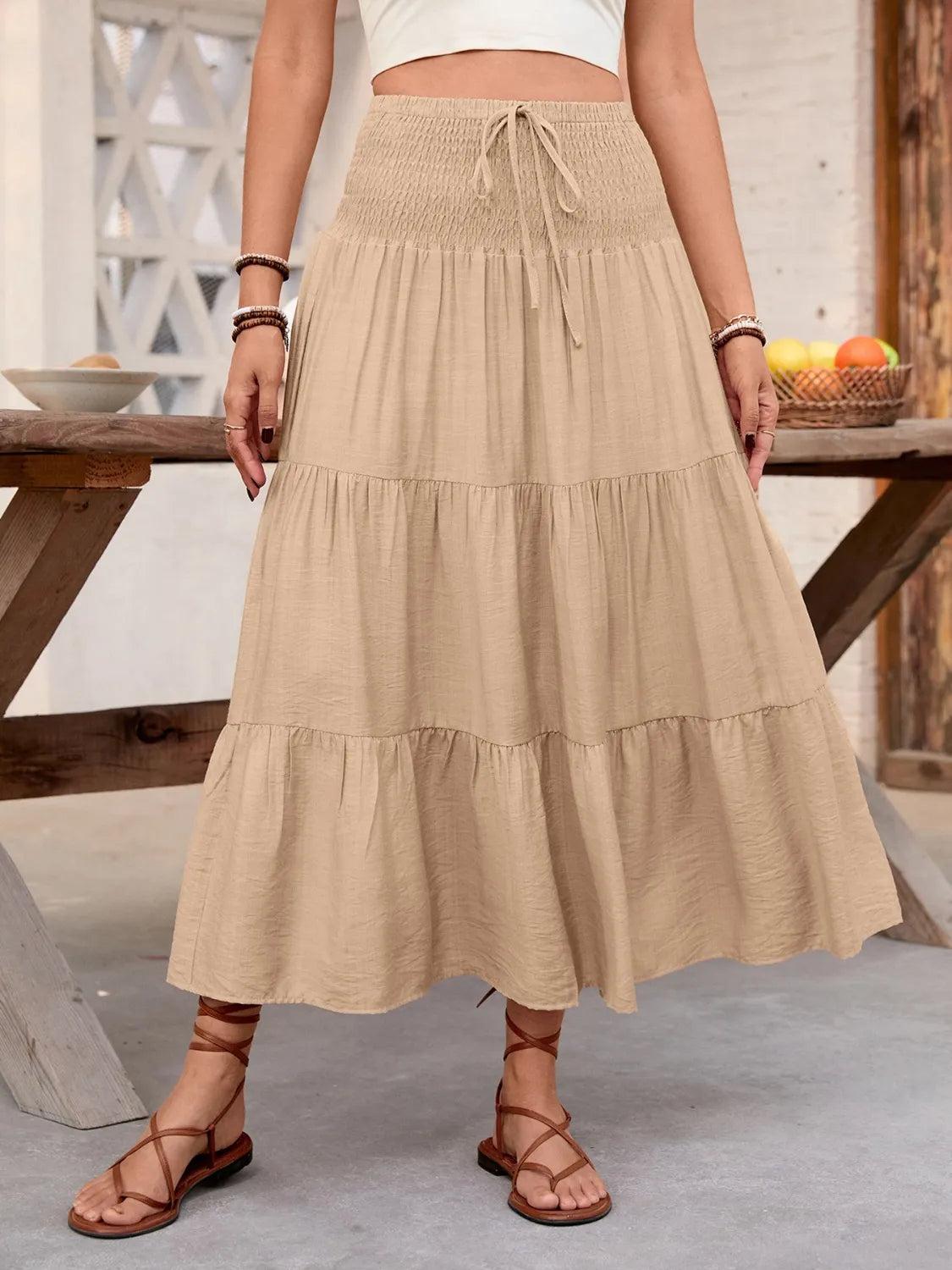 Smocked Tiered Skirt 2