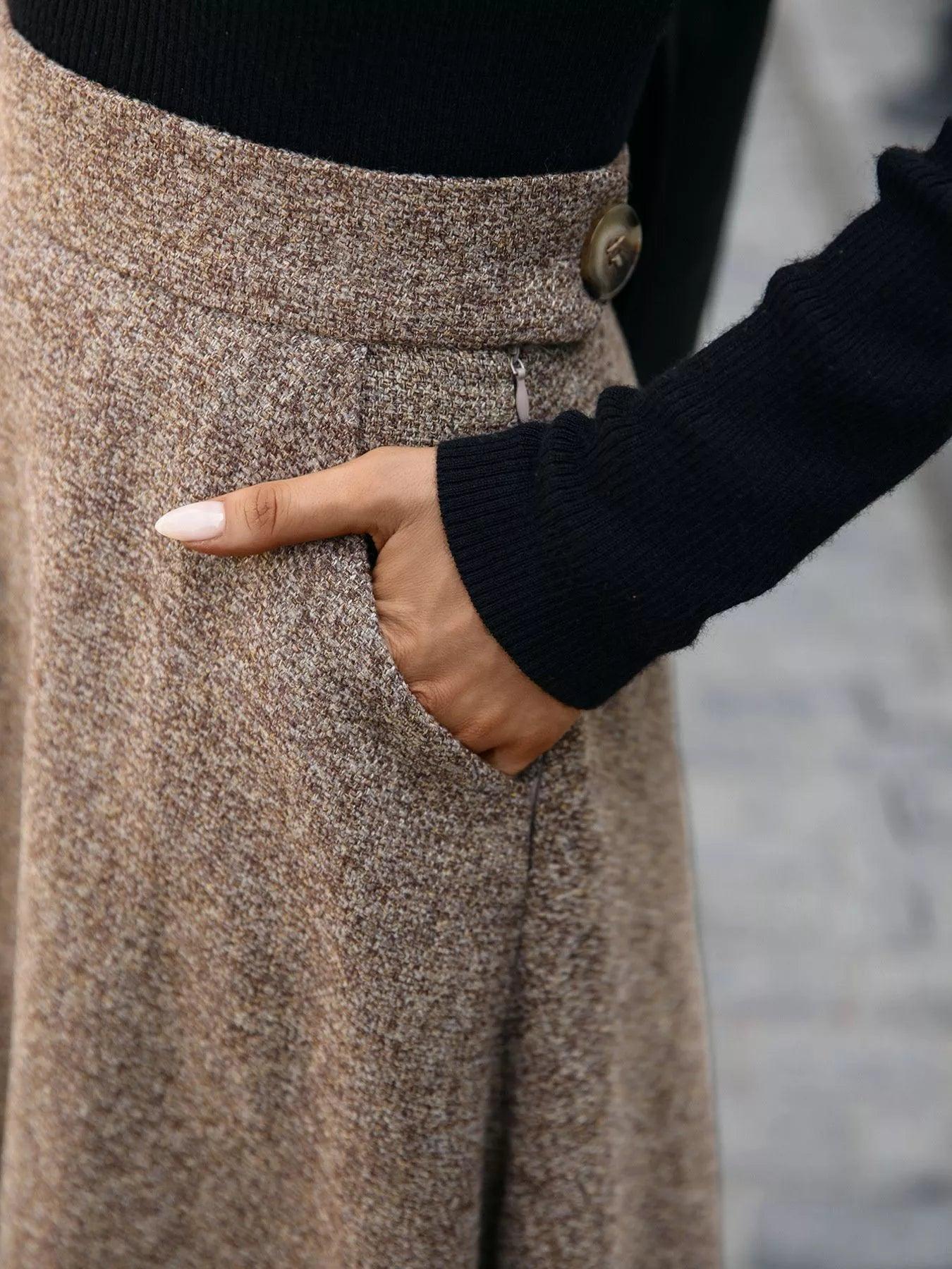 A-Line Midi Skirt 4