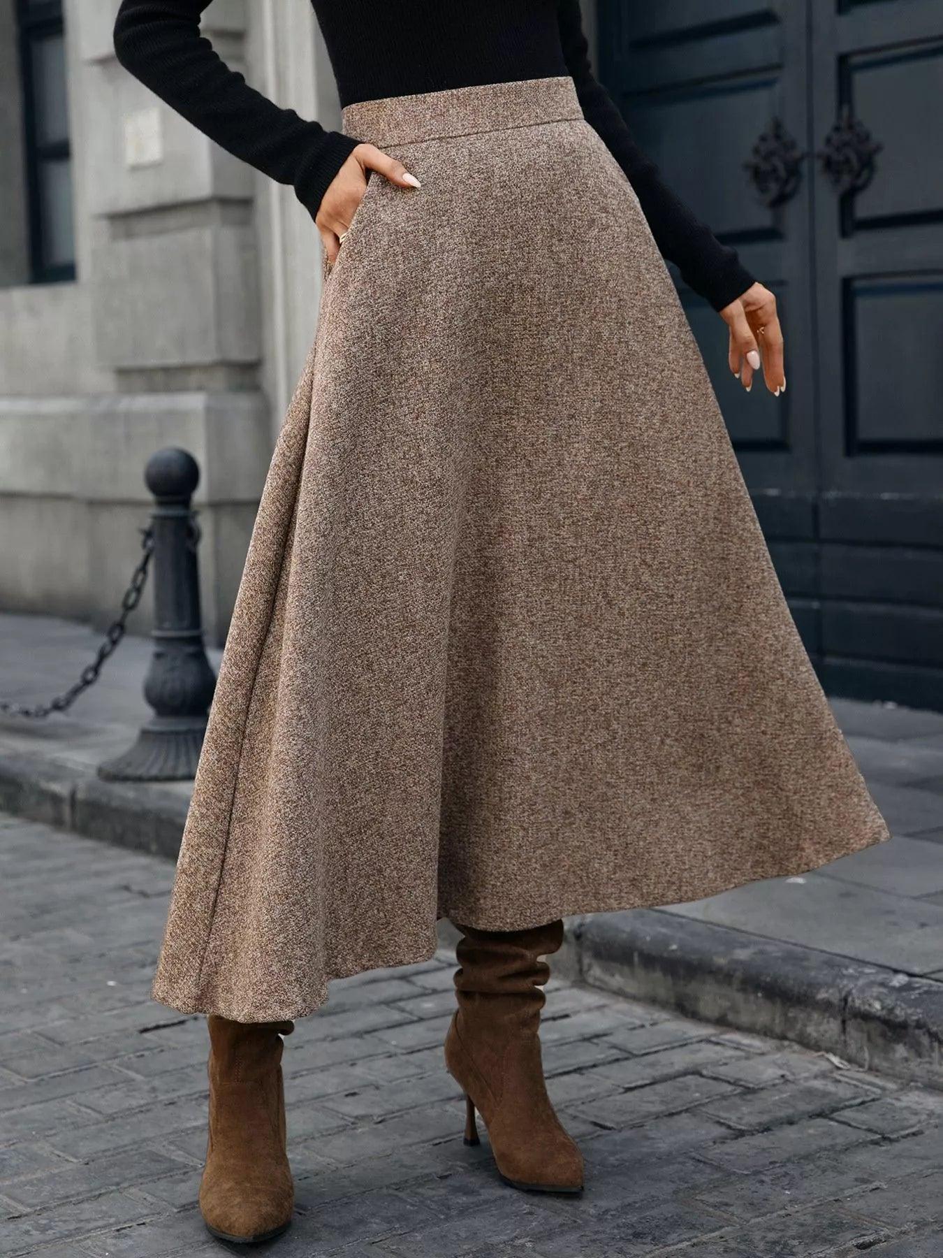 A-Line Midi Skirt 2
