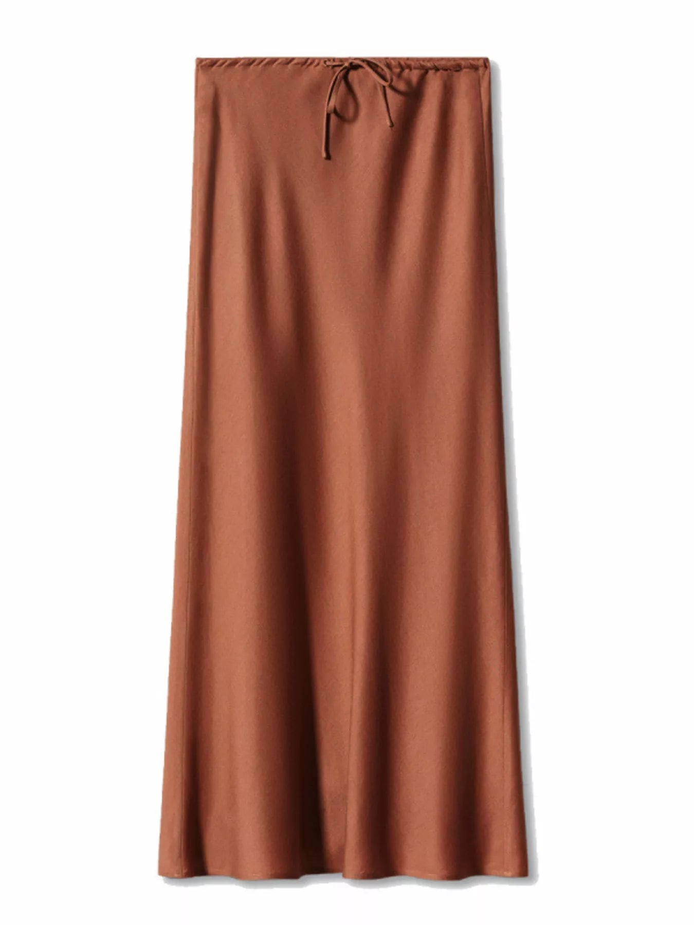 Satin Midi Skirt 4