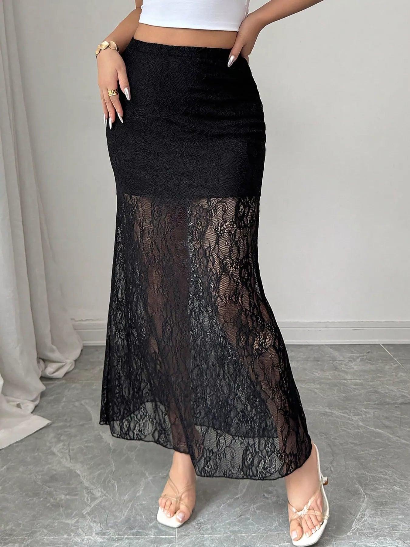 Lace Maxi Skirt 3