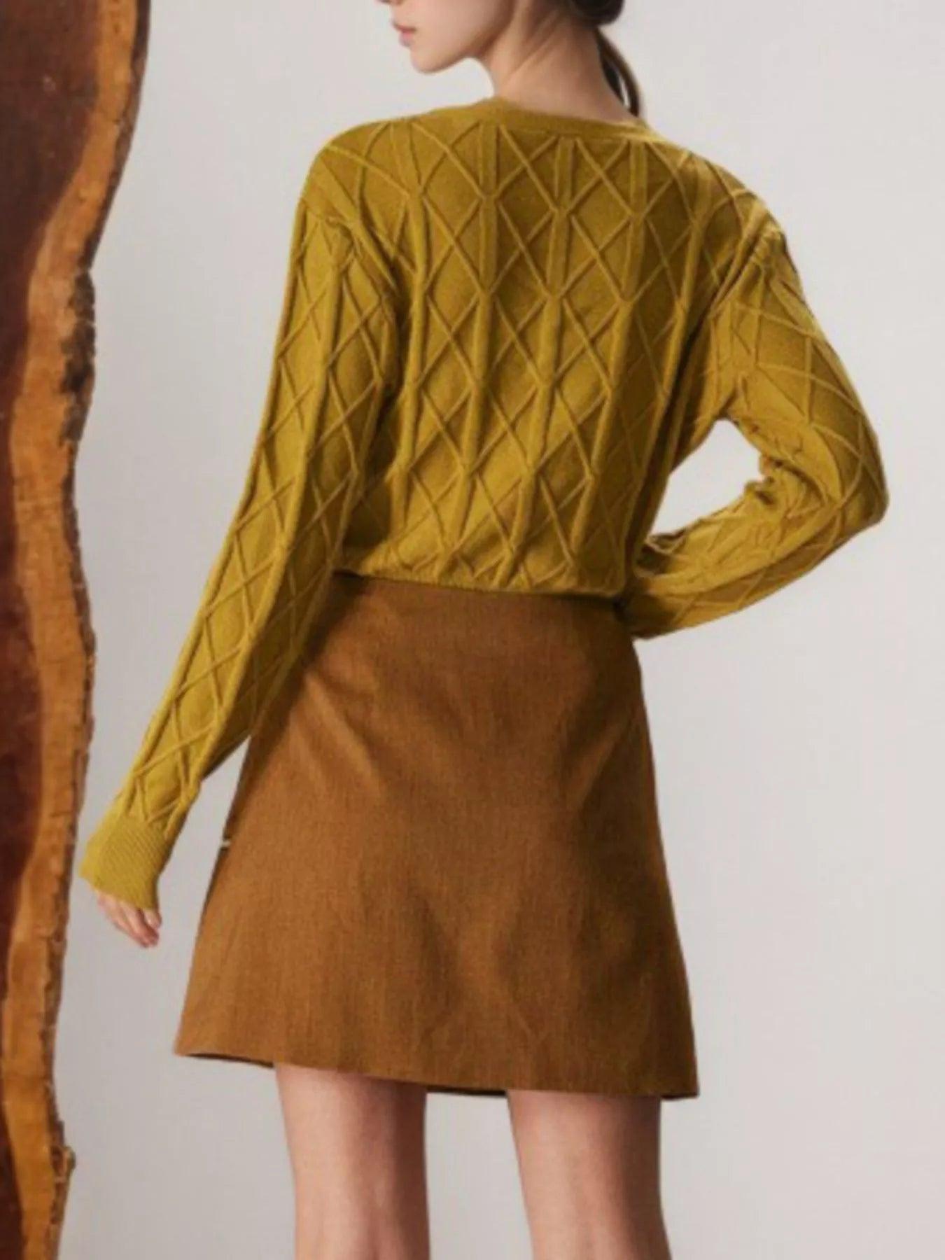 Button-Front Mini Skirt 3