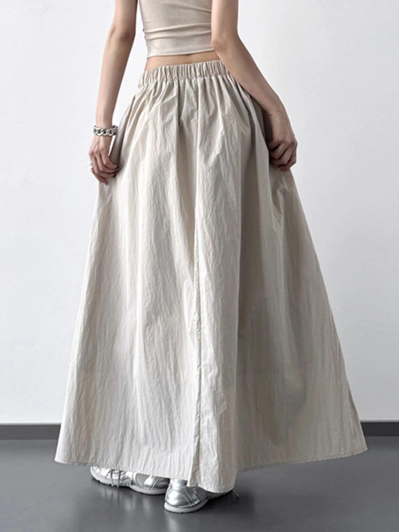 Pleated Maxi Skirt 4