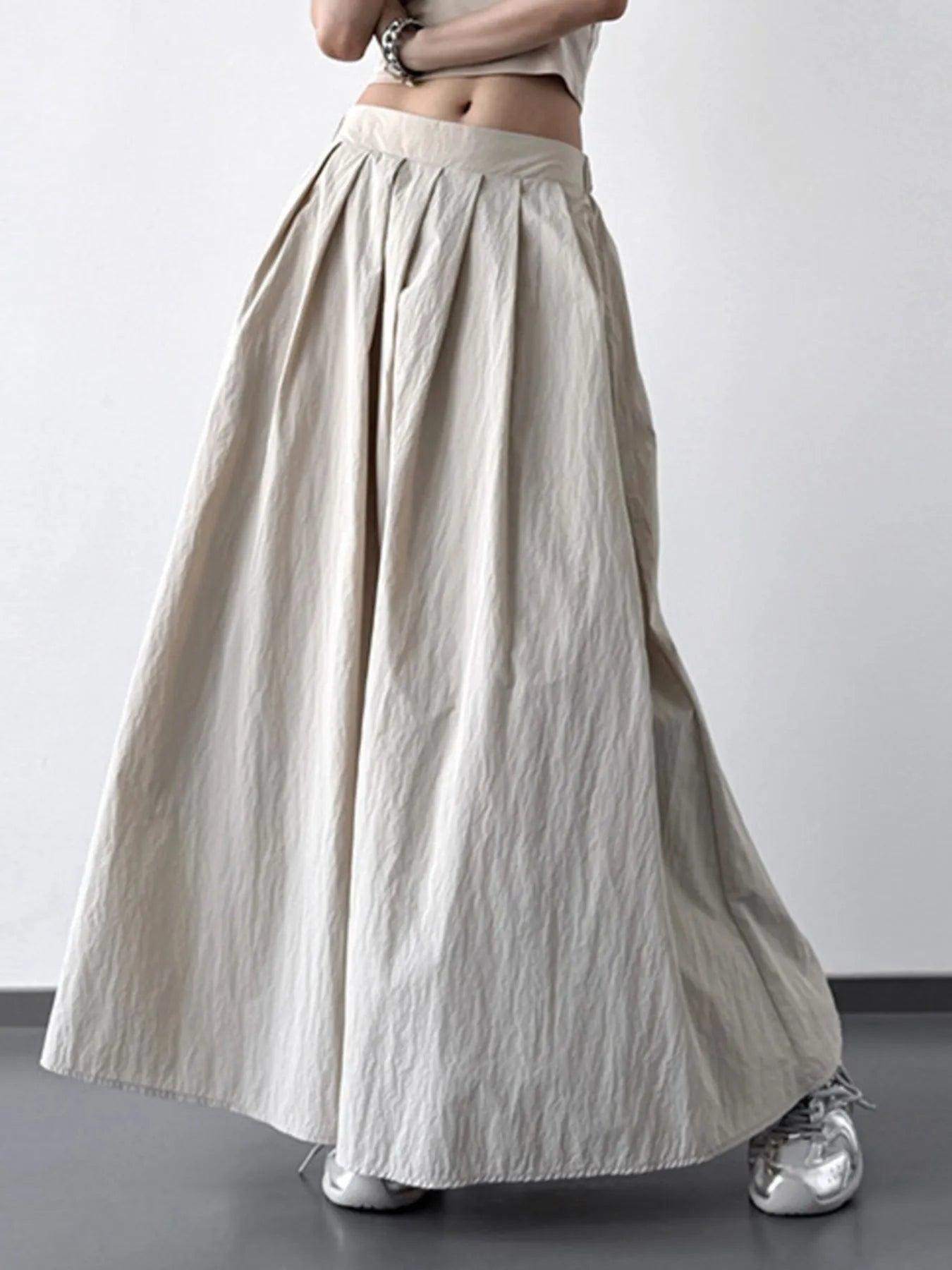 Pleated Maxi Skirt 2
