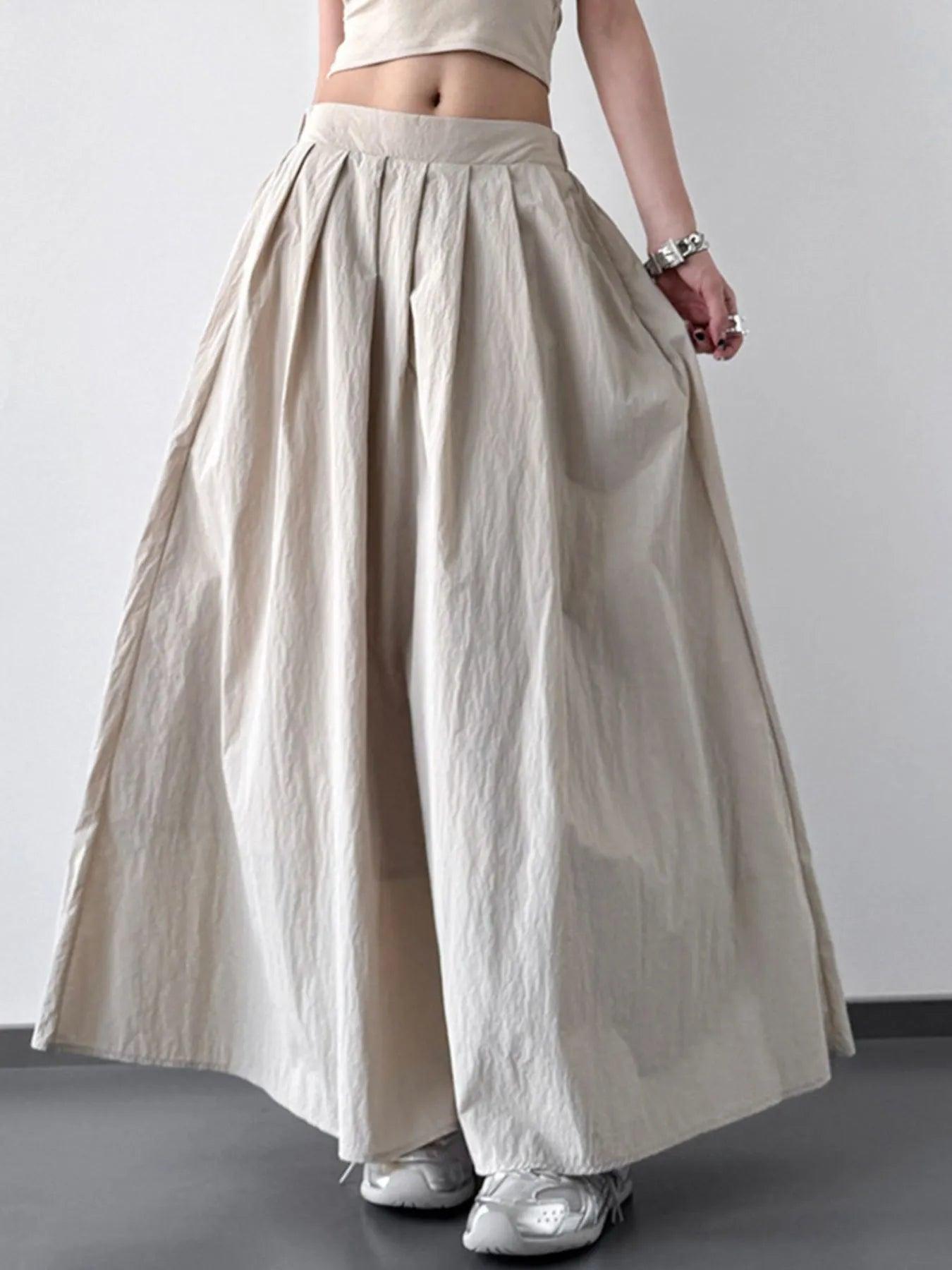 Pleated Maxi Skirt 3