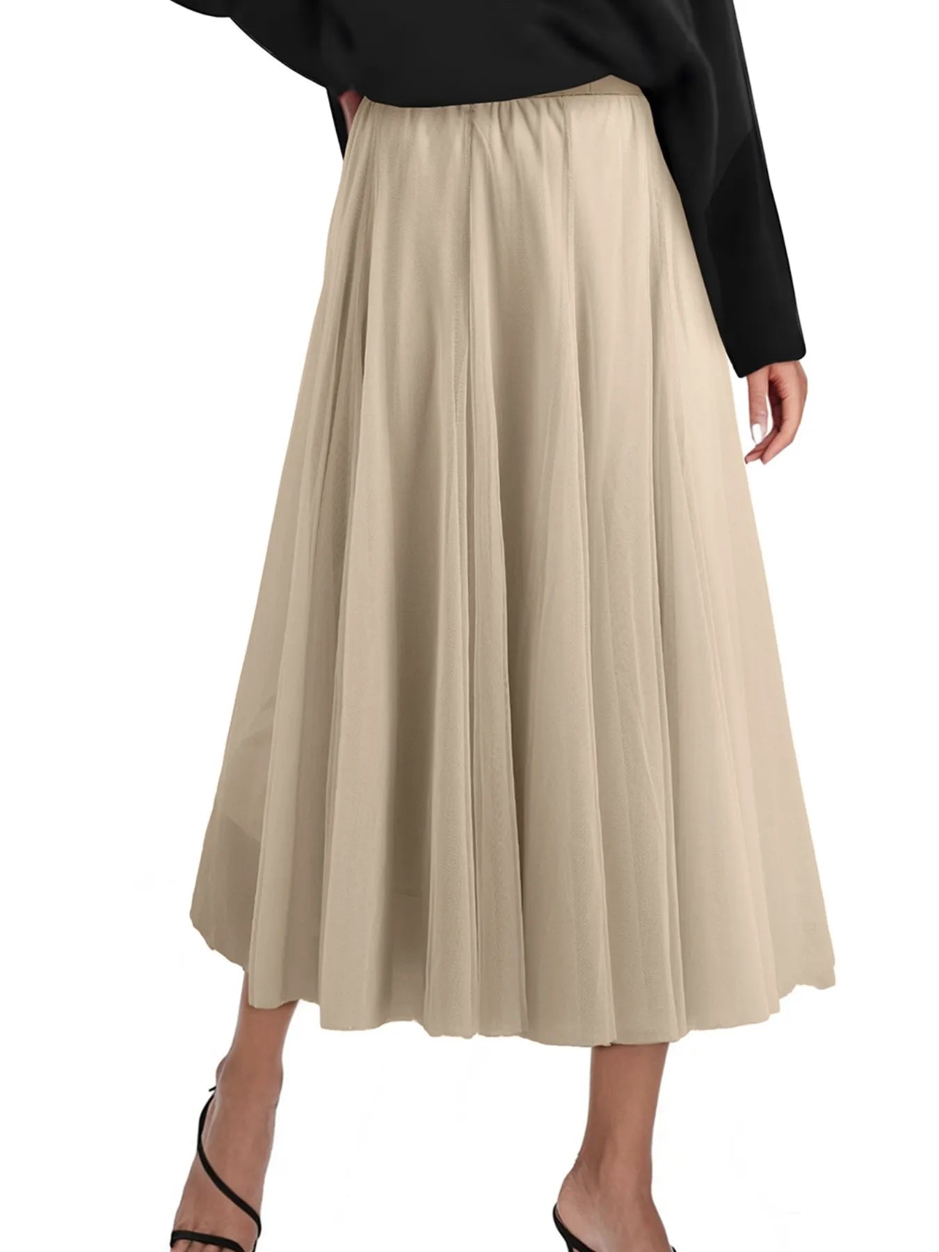 High-Waisted Midi Skirt 3