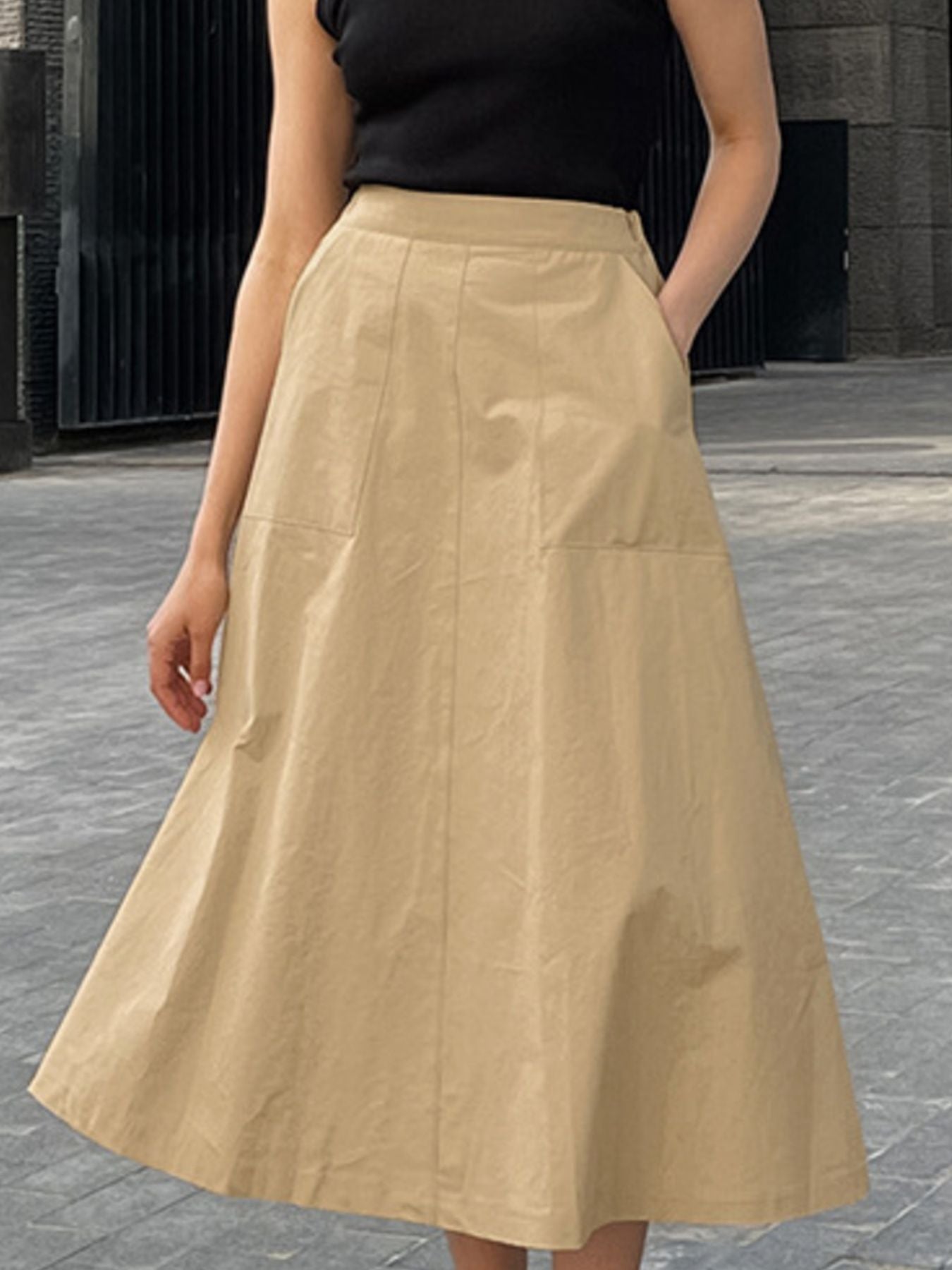 A-Line Pocket Skirt 3