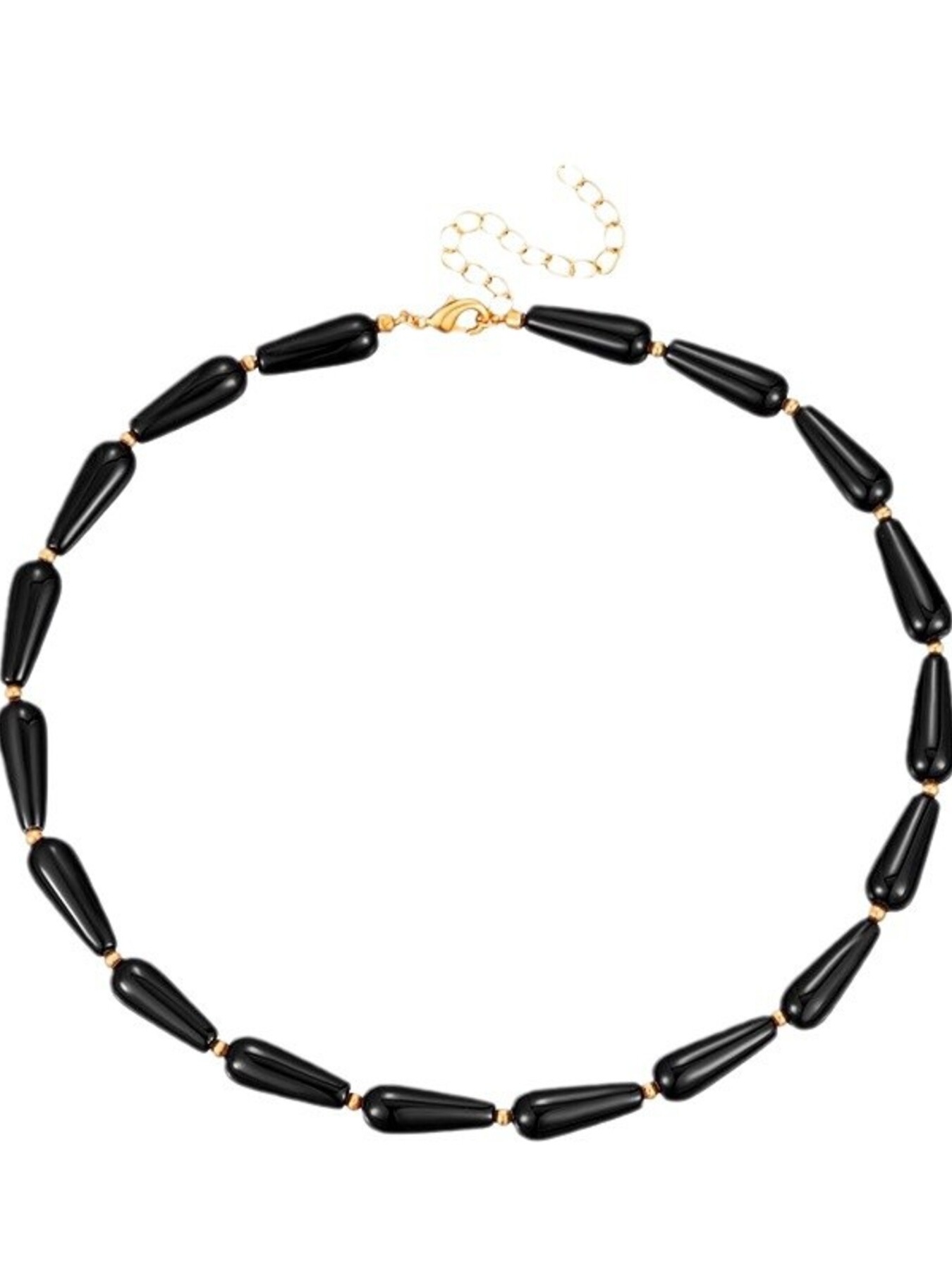 Alloy Teardrop Adjustable Necklace 4