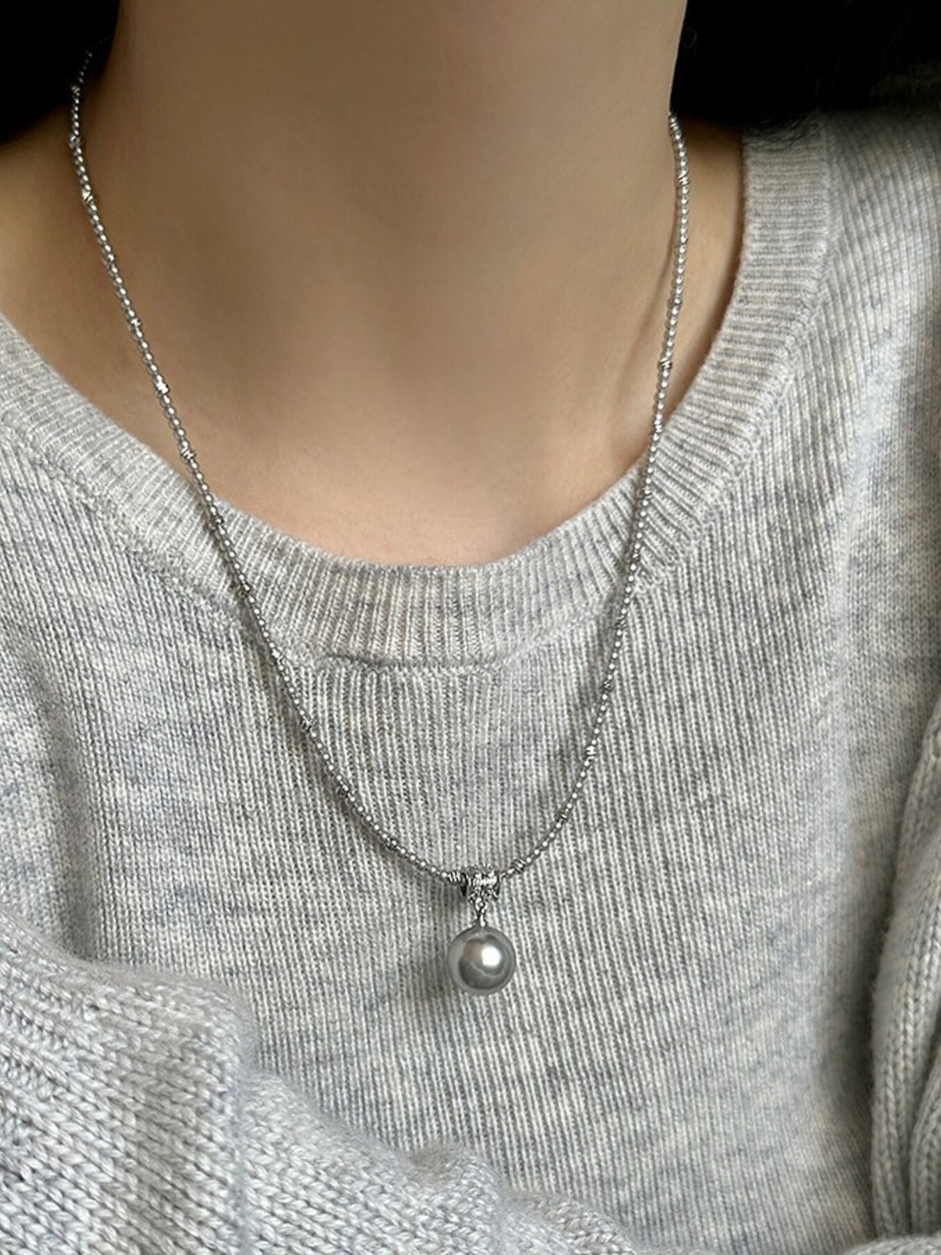 Pearl Pendant Necklace 3