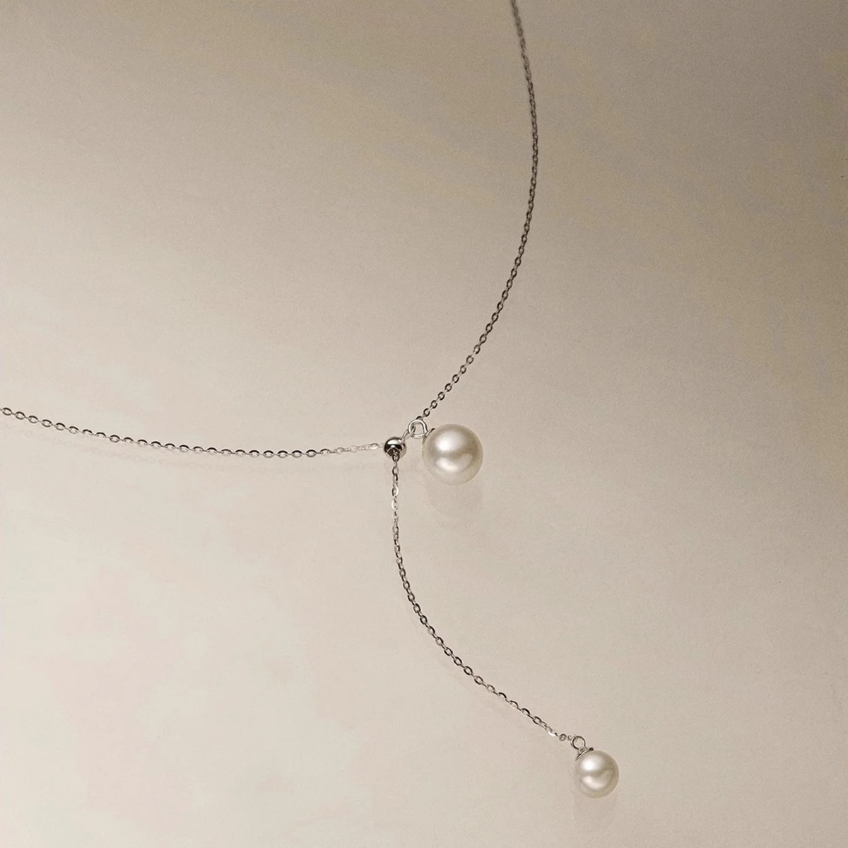 Pearl Pendant Y Necklace 4