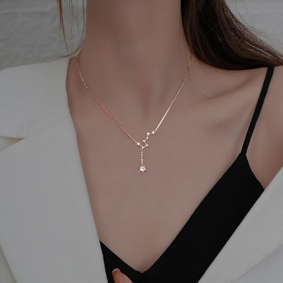 925 Sterling Silver Star Necklace 3