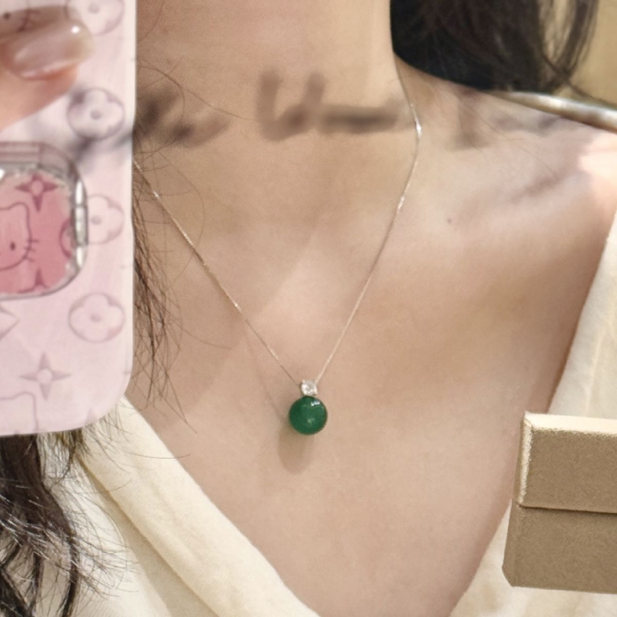 Jade Pendant Necklace 3