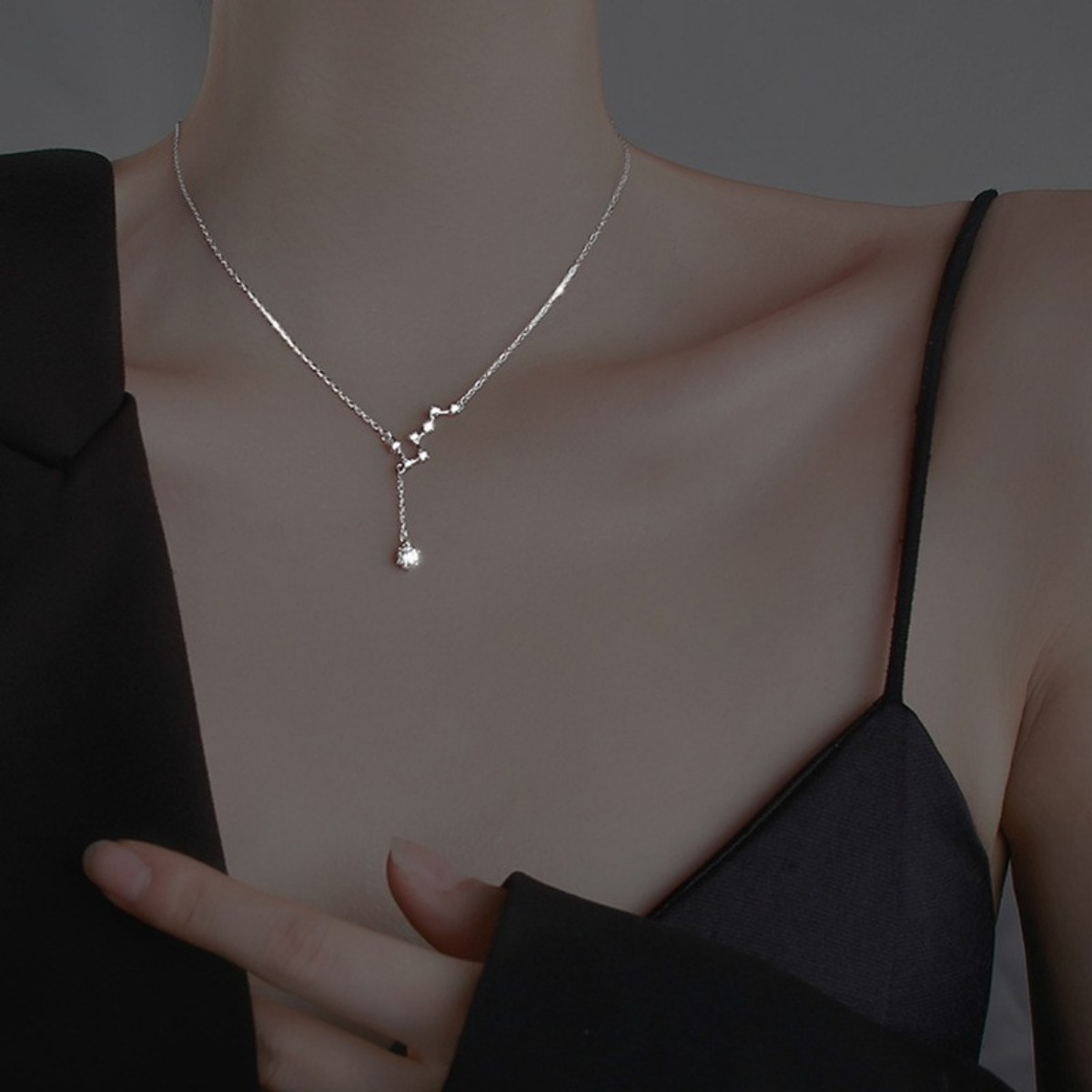 925 Sterling Silver Star Necklace 2