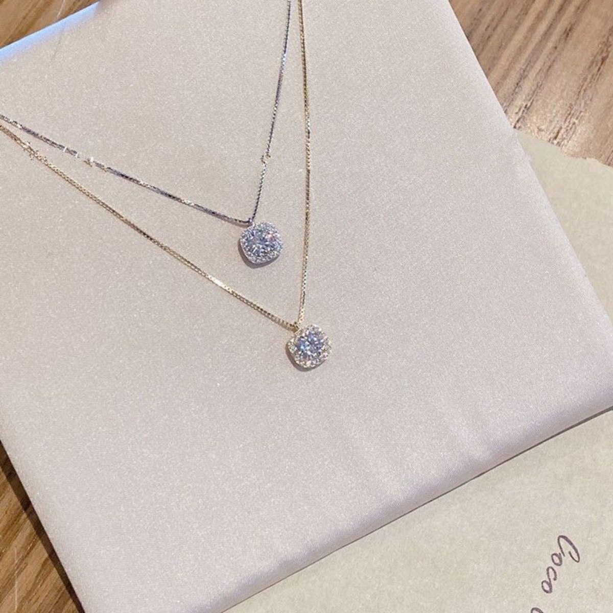 925 Sterling Silver Zircon Pendant Necklace 4