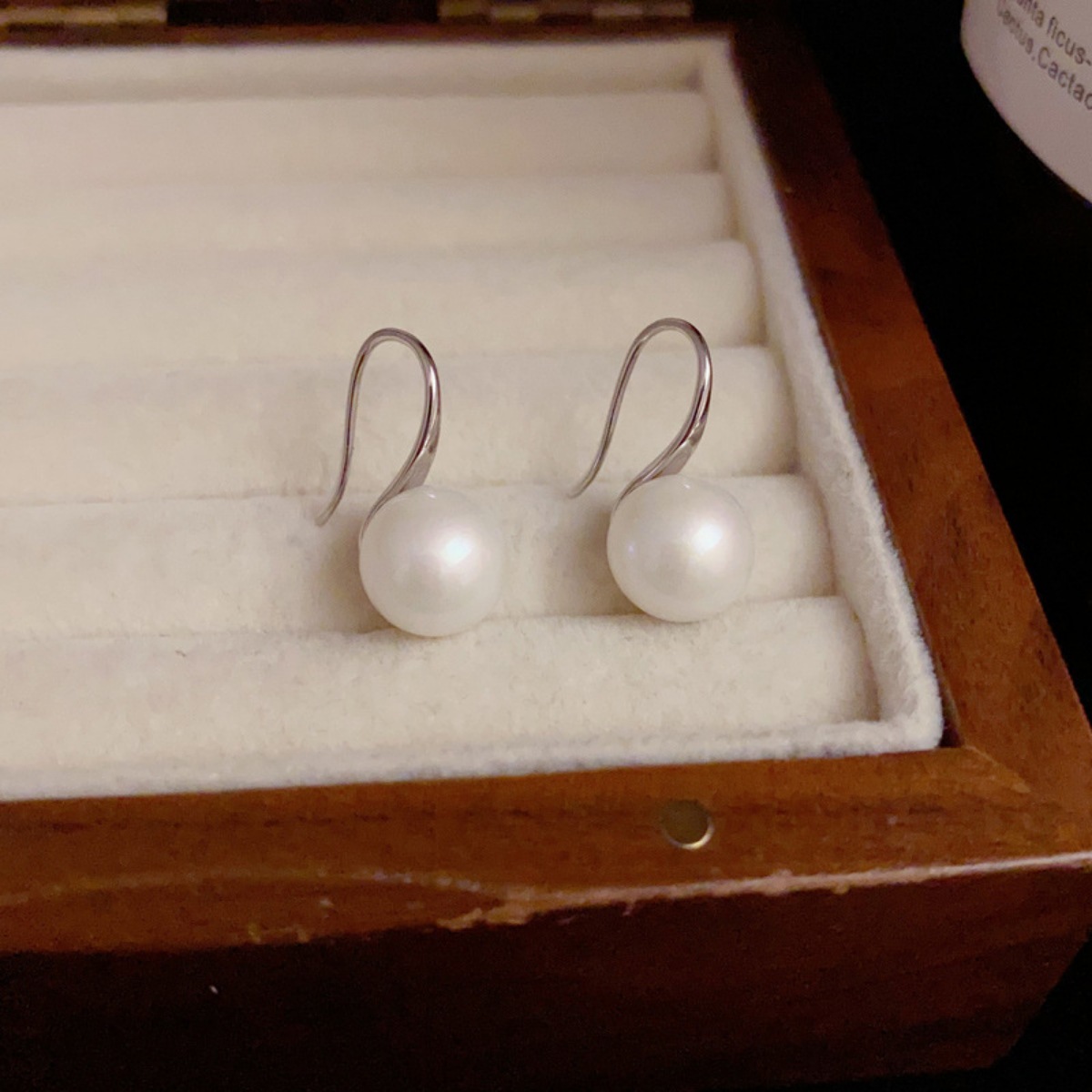 925 Sterling Silver Pearl Drop Earrings 2