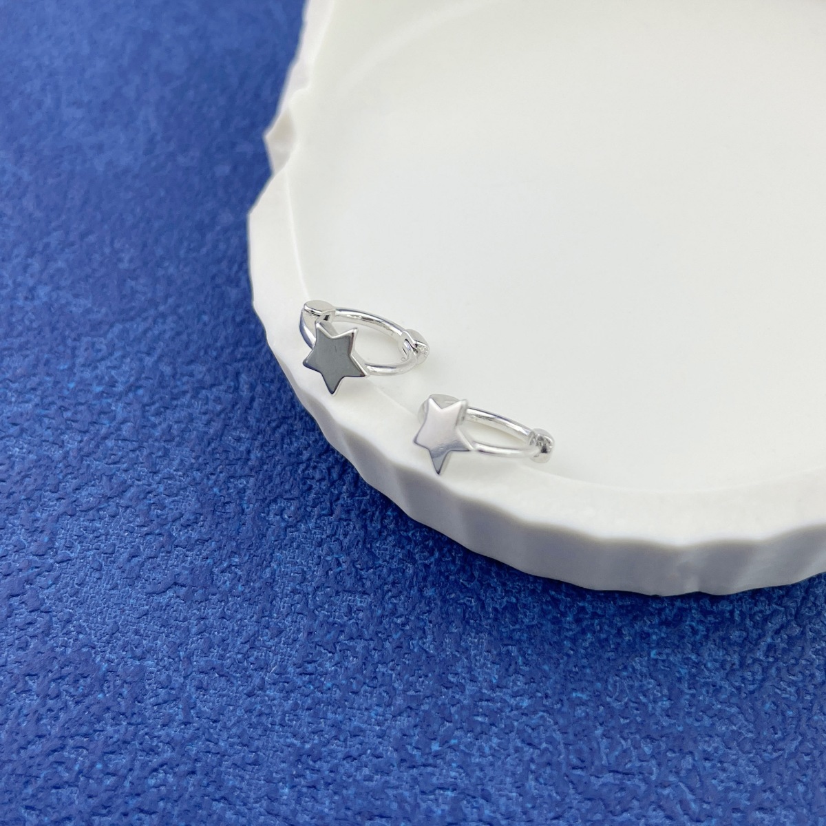 925 Sterling Silver Star Earrings 3