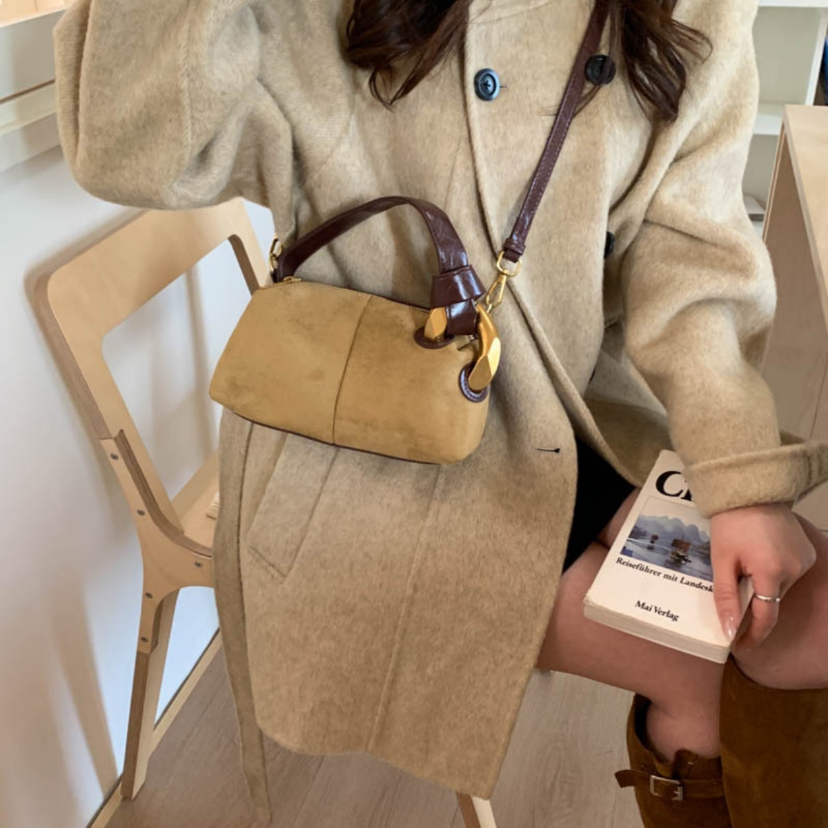 Suede Mini Crossbody Bag 3