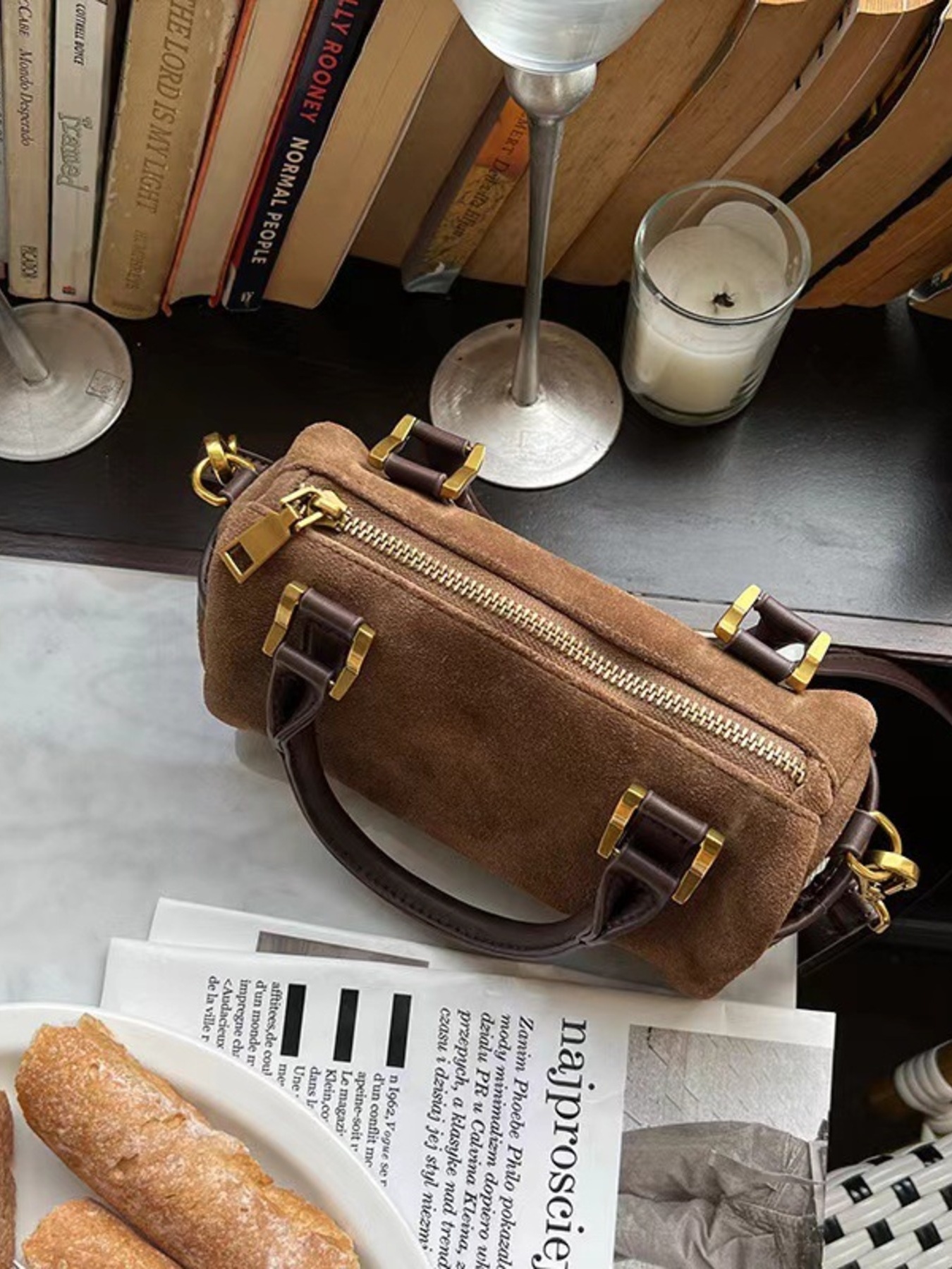 Vintage Barrel Crossbody Bag 3