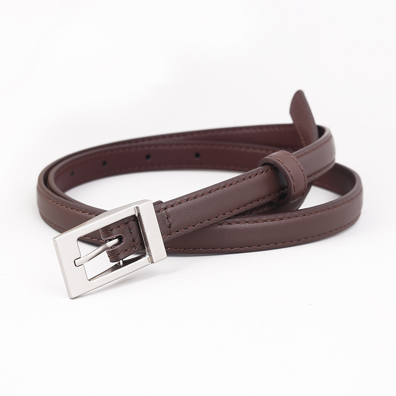 Metal Buckle Leather Belt 3