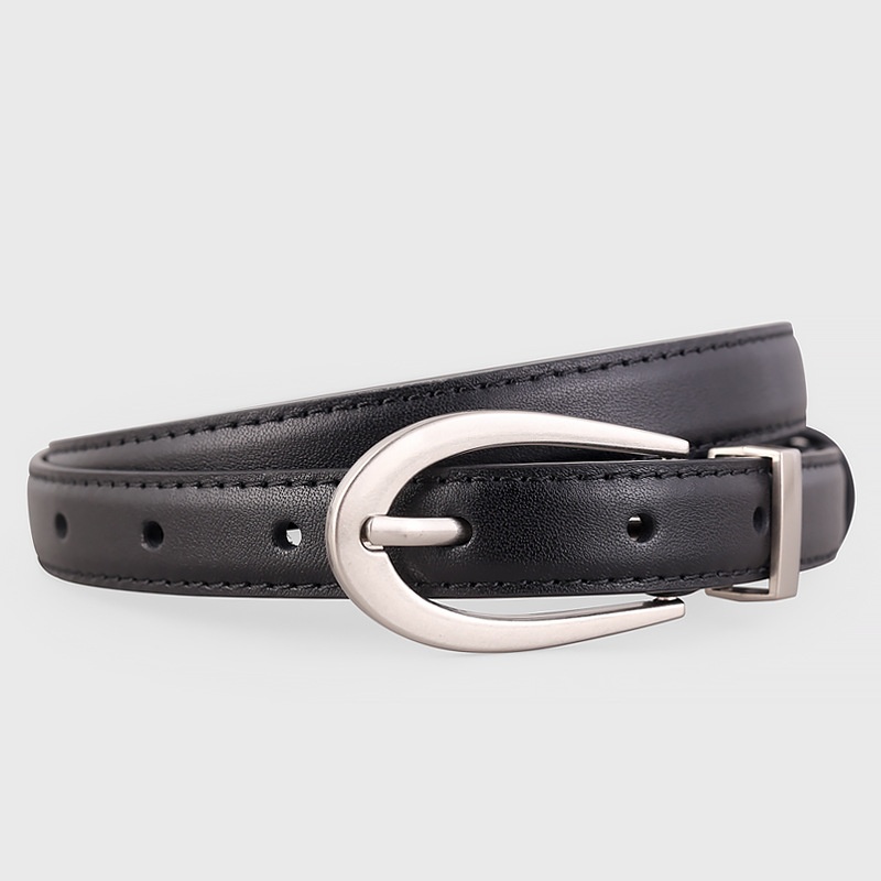 Leather Skinny Belt 2