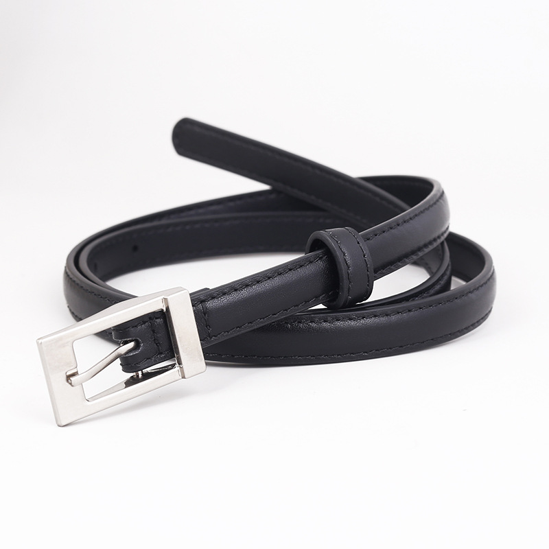 Metal Buckle Leather Belt 2