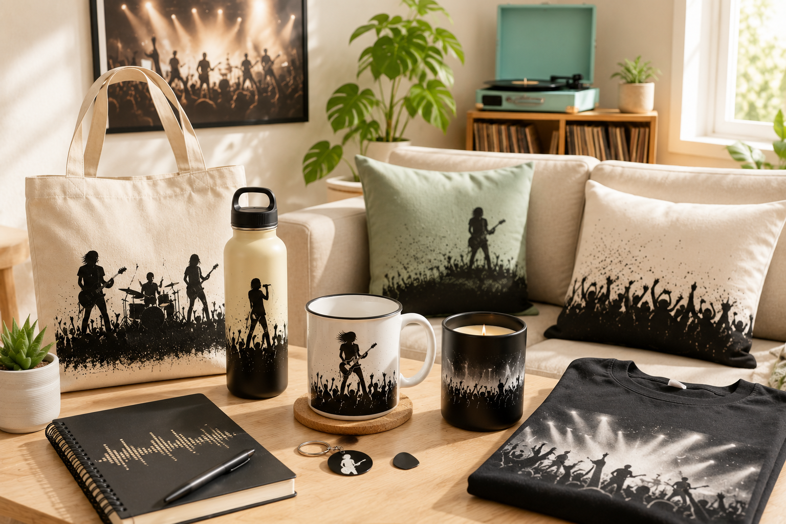 Band merch ideas: Lifestyle and Home Items