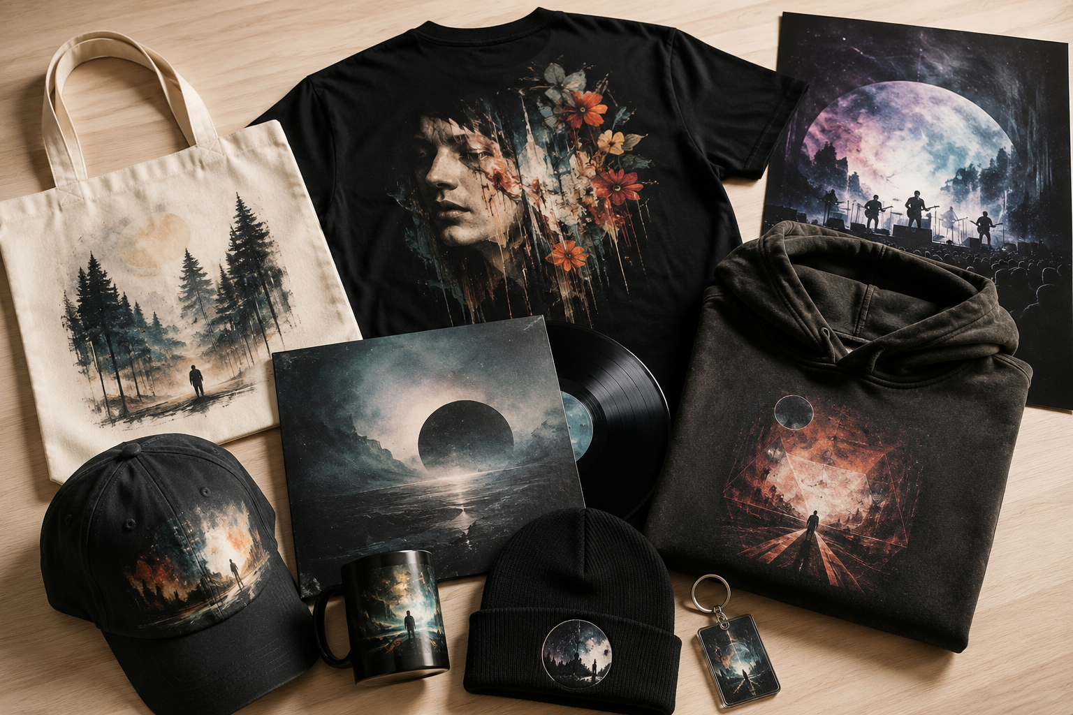 Band merch ideas: Unique Visual Art