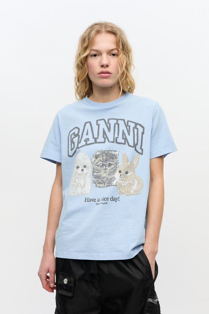 Animal Print Accent T-shirt