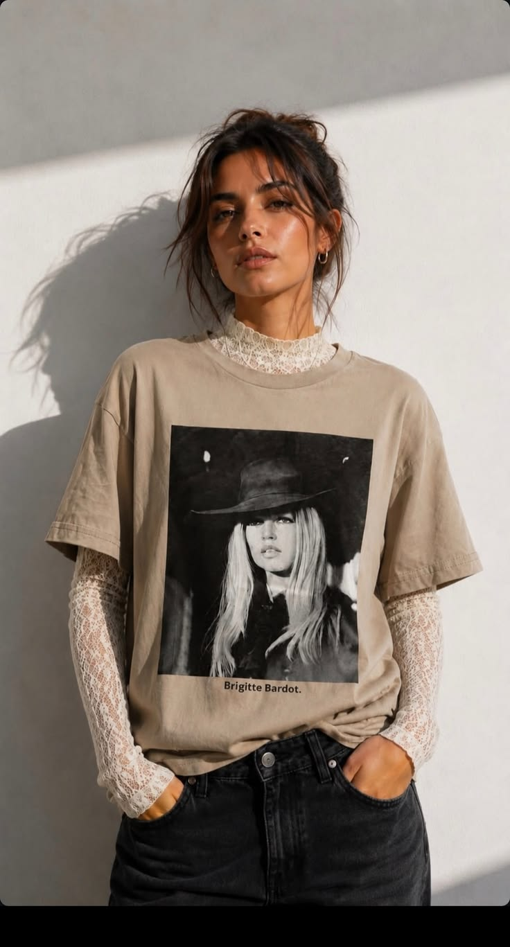 Mesh Insert Edgy Tee