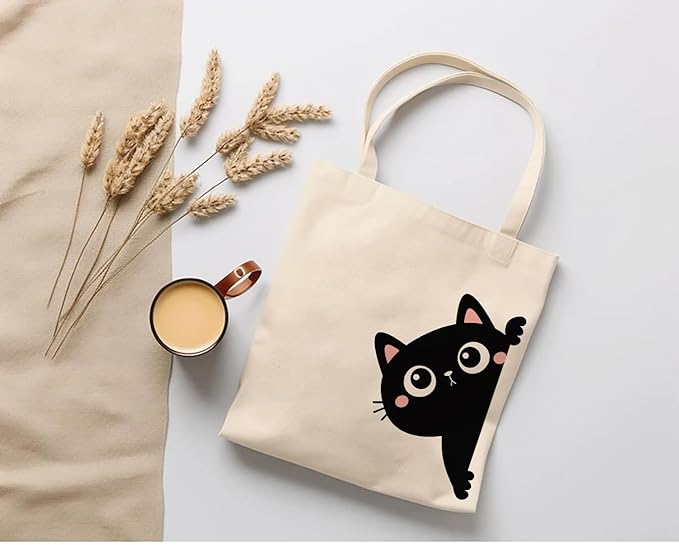 Felix Cat Cotton Tote Bags 2
