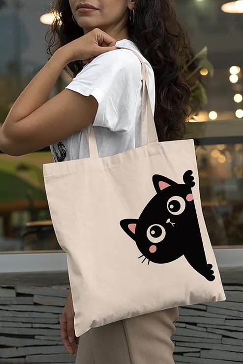 Felix Cat Cotton Tote Bags 4