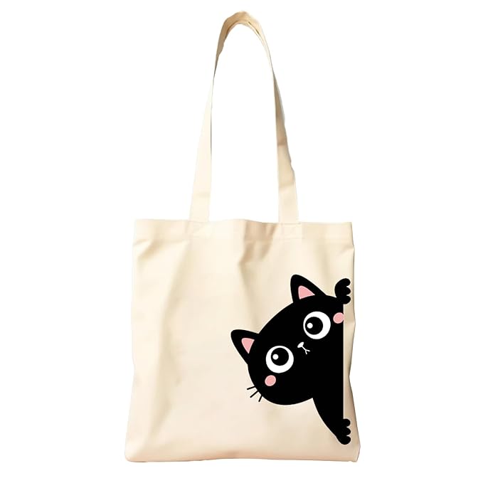 Felix Cat Cotton Tote Bags 5