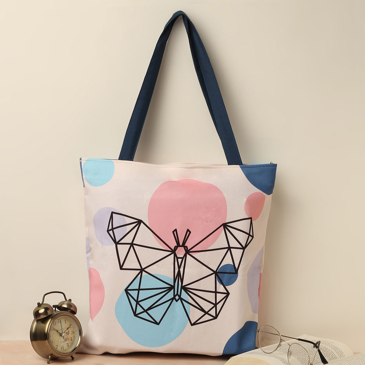 Butterfly Cotton Canvas Tote Bags 2
