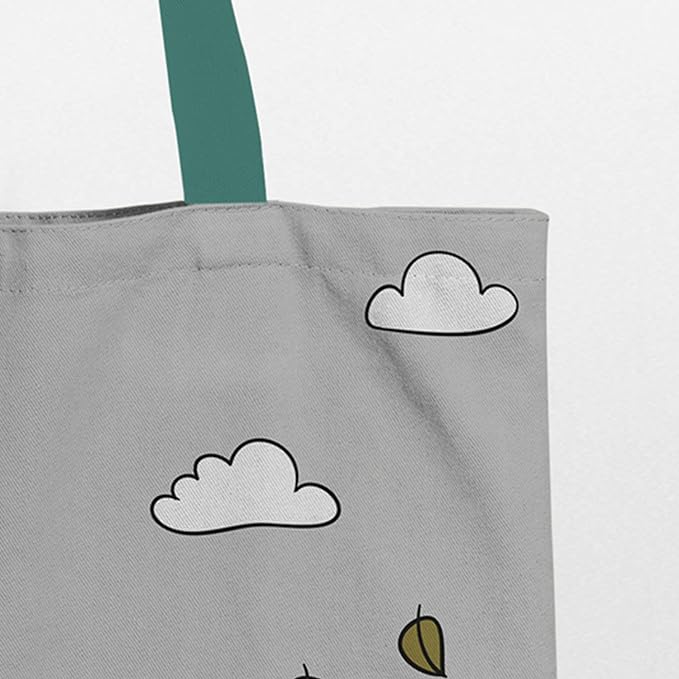 Little Girl Canvas Tote Bags 4